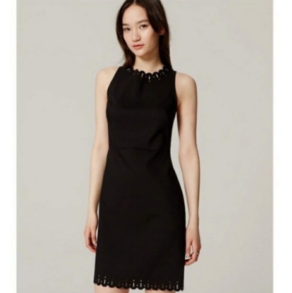 Loft Black Shift Dress